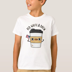 Camiseta Café Branco Vermelho E Café Bonito
