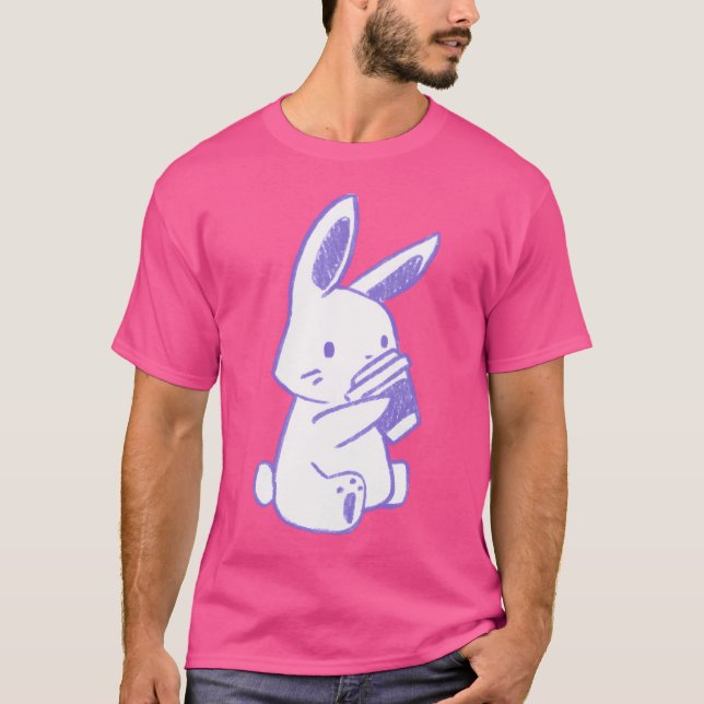 Camiseta Café Bunny (Roxo) (Frente)
