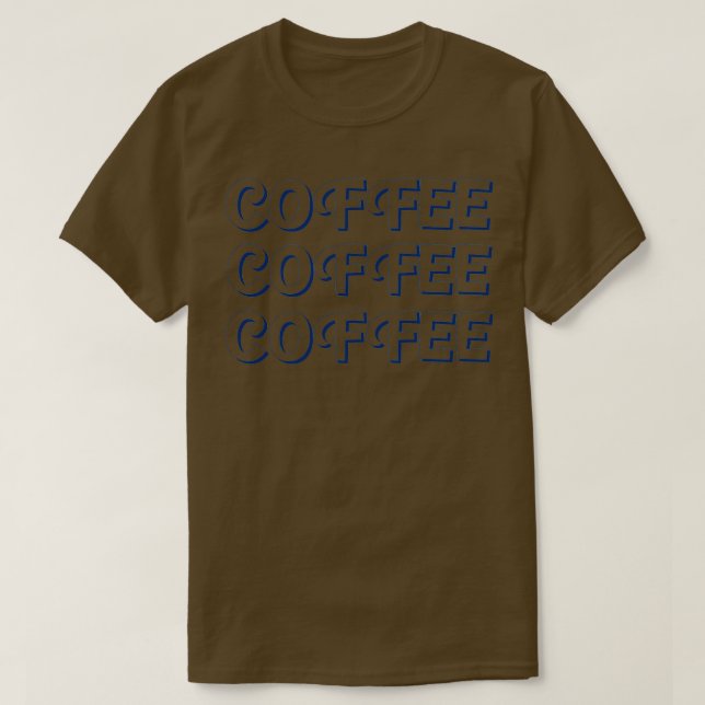 Camiseta café café (Frente do Design)