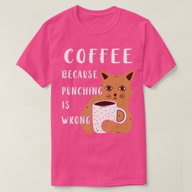Camiseta Café Café Sopros De Café A Almofada De Quente É Er (Frente do Design)