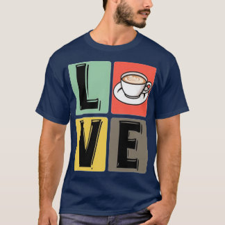 Camiseta Café Café Xícara Cappucci Café Café