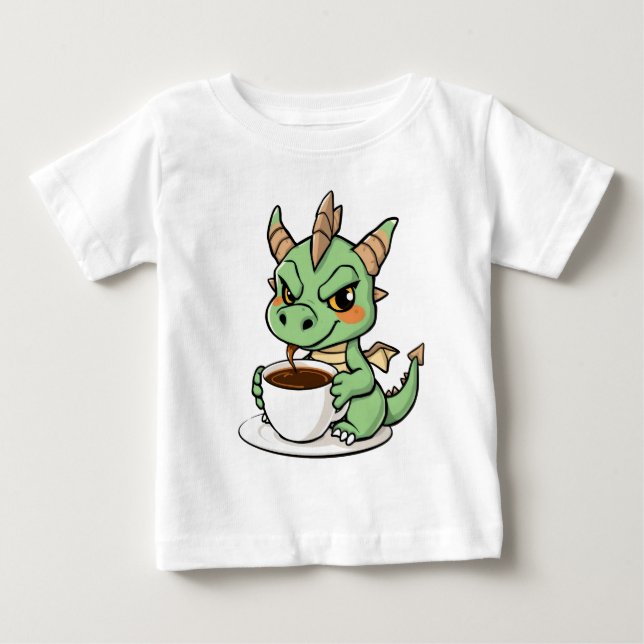 Camiseta Café, Caos e Dracenpower (Frente)
