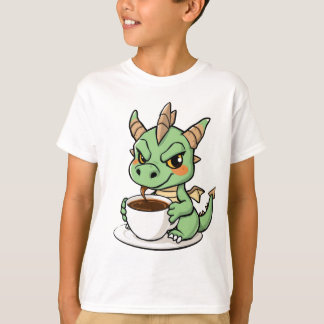 Camiseta Café, Caos e Dracenpower