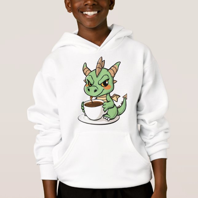Camiseta Café, Caos e Dracenpower (Frente)
