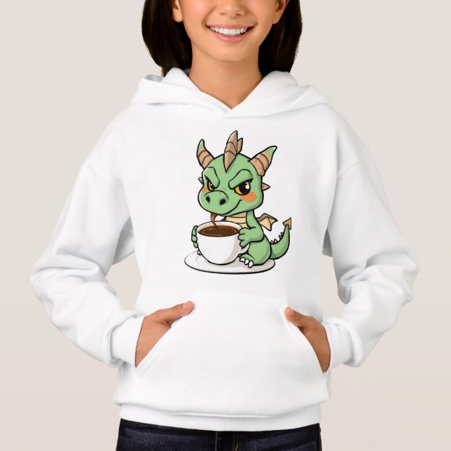 Camiseta Café, Caos e Dracenpower (Frente)