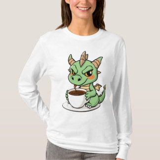 Camiseta Café, Caos e Dracenpower
