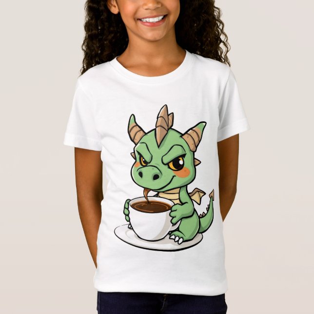 Camiseta Café, Caos e Dracenpower (Frente)