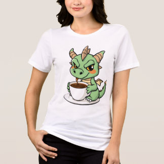 Camiseta Café, Caos e Dracenpower
