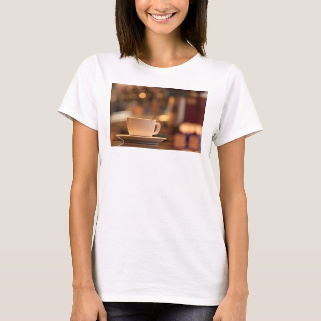 Camiseta Café Cappucccino, Veneza, Itália (Frente)