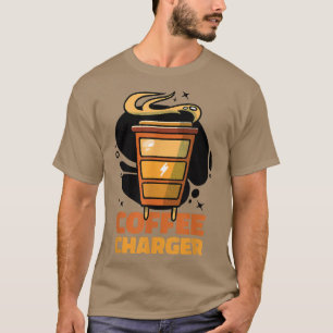 Camiseta Café Carregador Café Café Mug Café