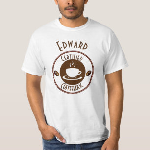Camiseta Café CertificadoCarimbo Holic