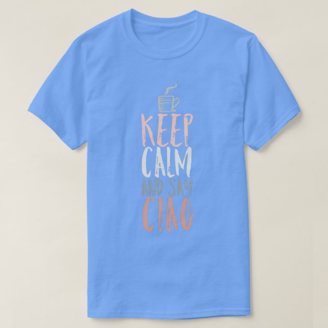 Camiseta Café Ciao Itália 2 (Frente do Design)