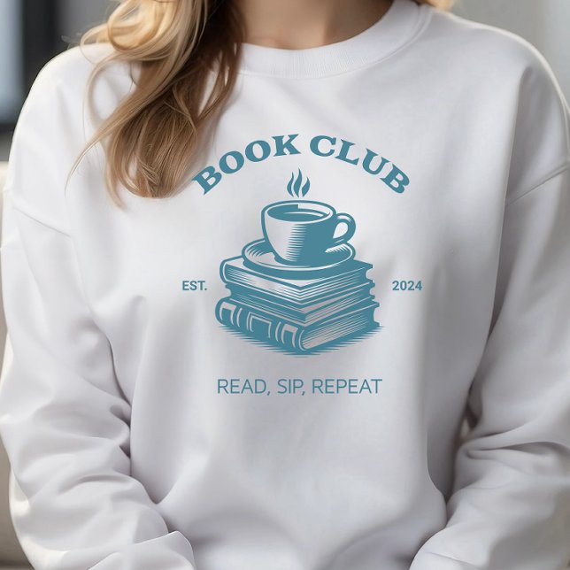 Camiseta Café Clube de Livro e Livros Repetir Sip (Criador carregado)