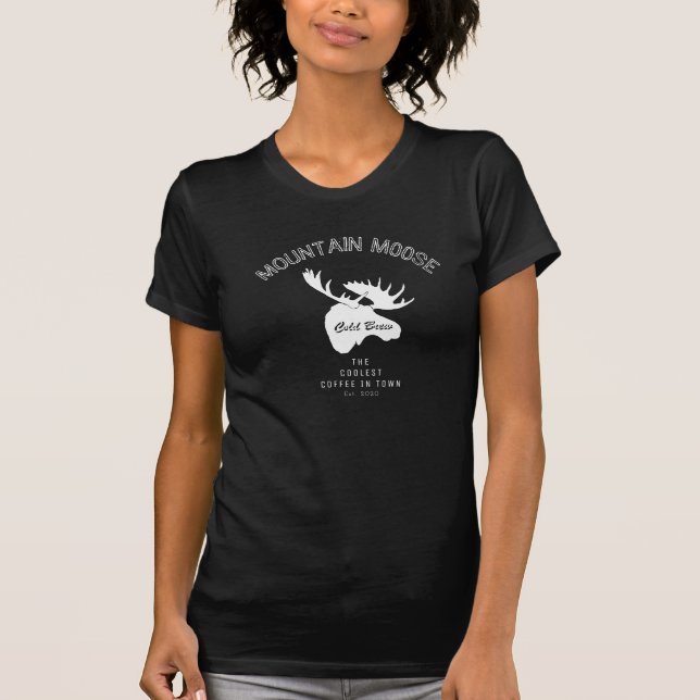 Camiseta Café Cold Brew Mountain Moose (Frente)