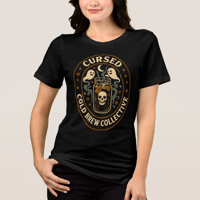 Camiseta Café Coletivo de Café Ghost Coffee Maldito Brew (Frente)