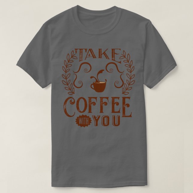 Camiseta Café com Café Lover 1 (Frente do Design)