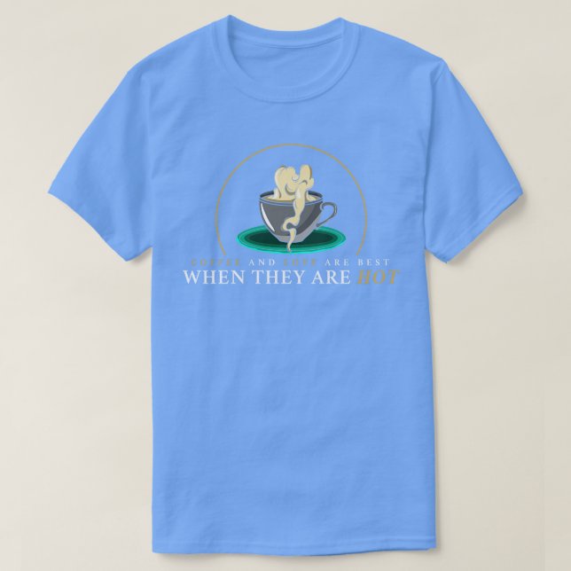Camiseta Café com espuma de café (Frente do Design)