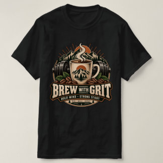 Camiseta Café com Garra Vintage Fitness Força Café