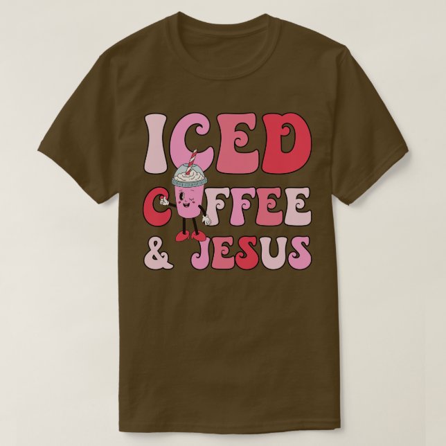 Camiseta Café Com Licença E Jesus (Frente do Design)