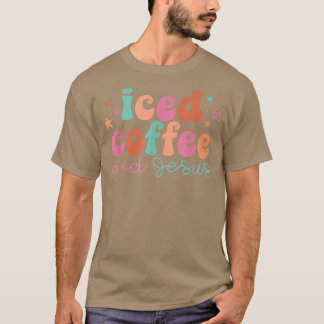 Camiseta Café Com Licença E Jesus Cristão Dizendo Sarcástic
