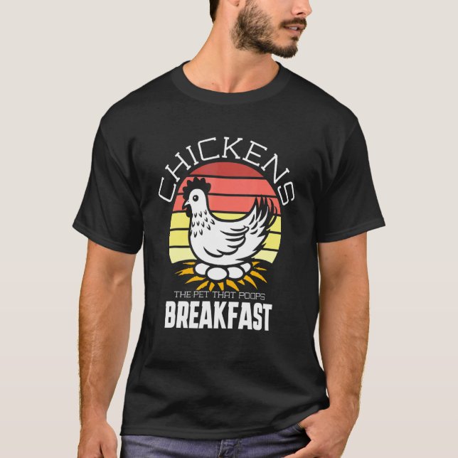 Camiseta Café da Manhã com Cocô de Pet Frango (Frente)