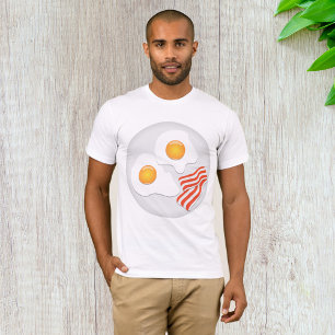 Camiseta Café da Manhã com Ovos Fritos e Bacon