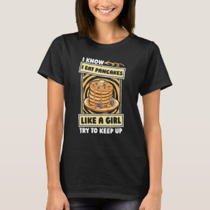 Camiseta Café da manhã da menina Pancakes - Panquecas do ar