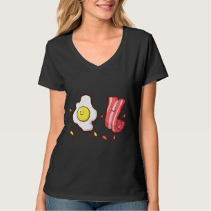 Camiseta Café Da Manhã De Ovo E Bacon