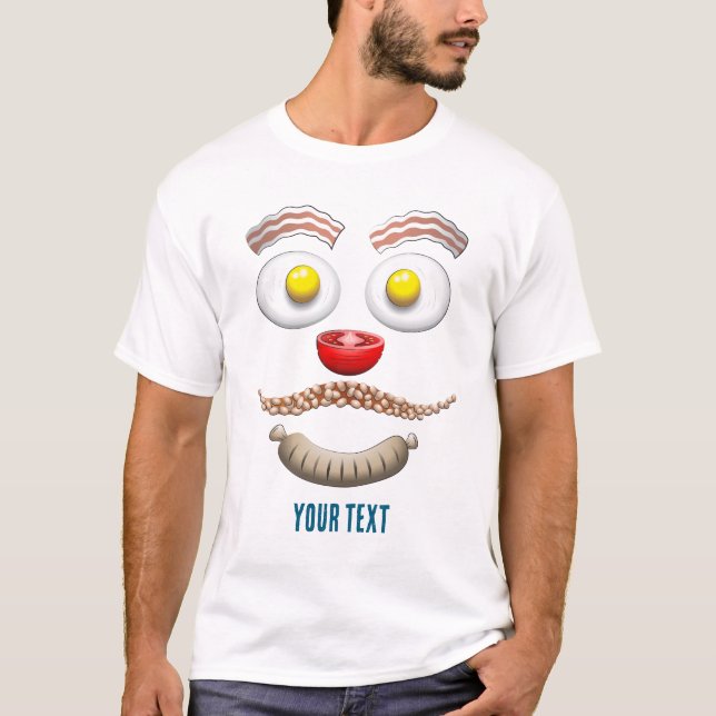 Camiseta Café da Manhã do Papai (Frente)