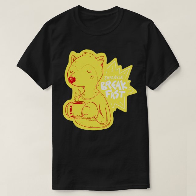 Camiseta Café da Manhã Japonês (Frente do Design)