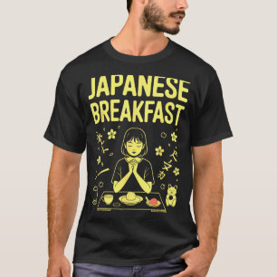 Camiseta Café da Manhã Japonês Chá de Arroz Miso Zen Gráfic