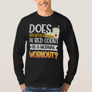 Camiseta Café Da Manhã Na Formação De Ovos De Alimentos Par