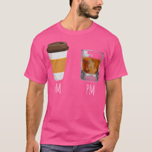 Camiseta Café Da Manhã Whiskey À Noite - Latte Am W