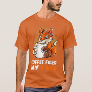 Camiseta Café Dá Minha Fúria Na Minha Cama De Cãezinha Engr