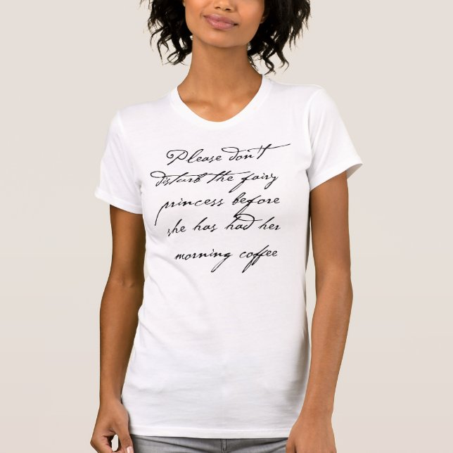 Camiseta Café da Princesa Fada (Frente)