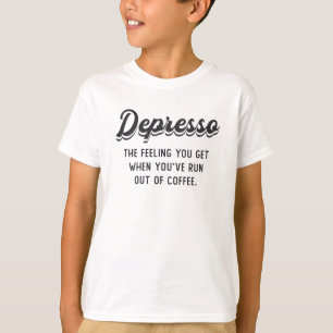 Camiseta Café Da Saúde Mental Depresso O Sentimento Que Voc