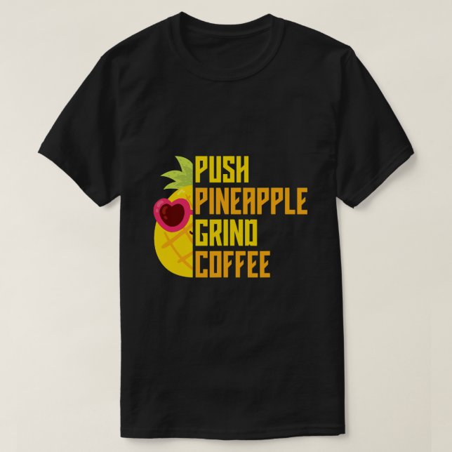 Camiseta Café de Abacaxi Agadoo (Frente do Design)