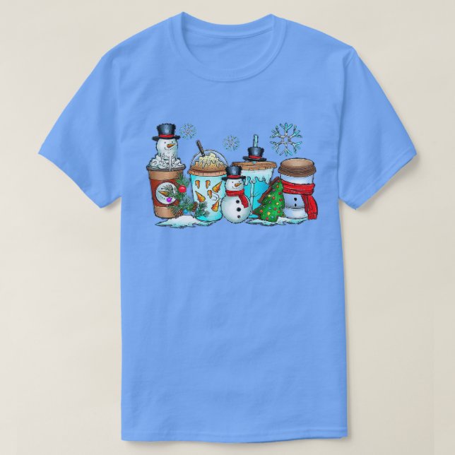 Camiseta Café de Abóbora Café Tarde Queda Estação de outono (Frente do Design)