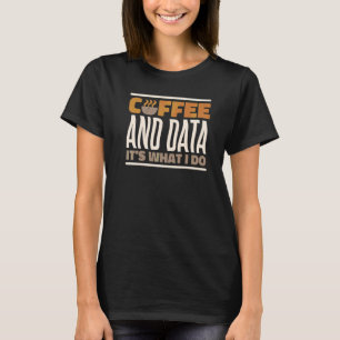 Camiseta Café de Análise de Comportamentos Rbt Aba e Dados