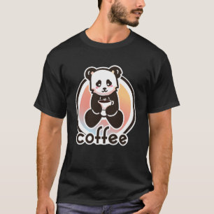 Camiseta Café de bebendo de pana para café