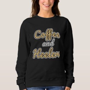 Camiseta Café De Cães De Bovinos Australianos E Heeler