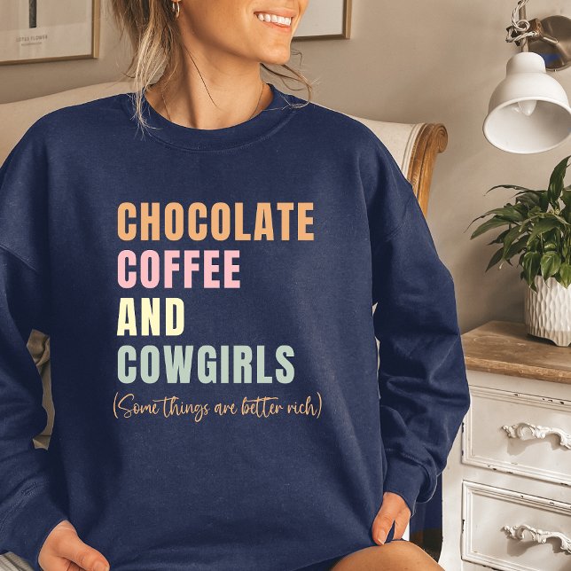 Camiseta Café de chocolate e garotas (Criador carregado)