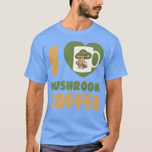 Camiseta Café De Cogumelo Eu Adoro Café De Cãezinho Chaga M