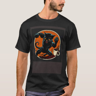 Camiseta Café de Combate do Gato Preto