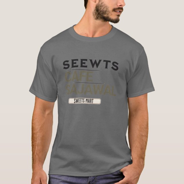 Camiseta Café de Doces Menino Sajawal (Frente)
