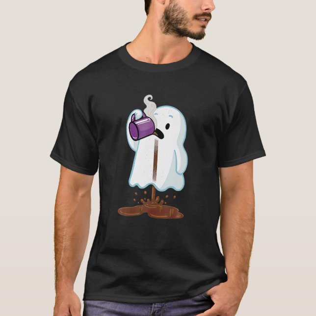 Camiseta Café De Gelo Fantasma, Cute, Cute (Frente)