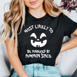Camiseta Café de Halloween Mais Provável Personalizado
