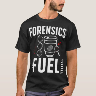 Camiseta Café de Investigação Forense Ciência Forense Inv