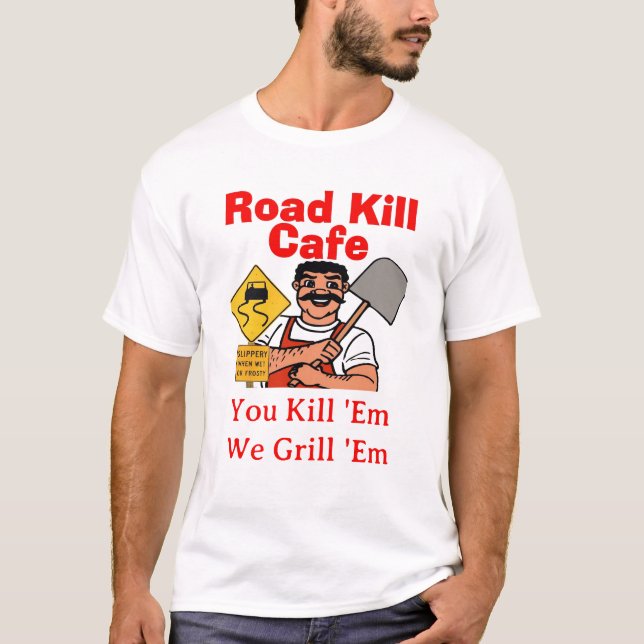 Camiseta Café de Matar Rodoviário (Frente)