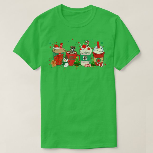 Camiseta Café De Natal E Boxe De Fôrma De Inverno (Frente do Design)